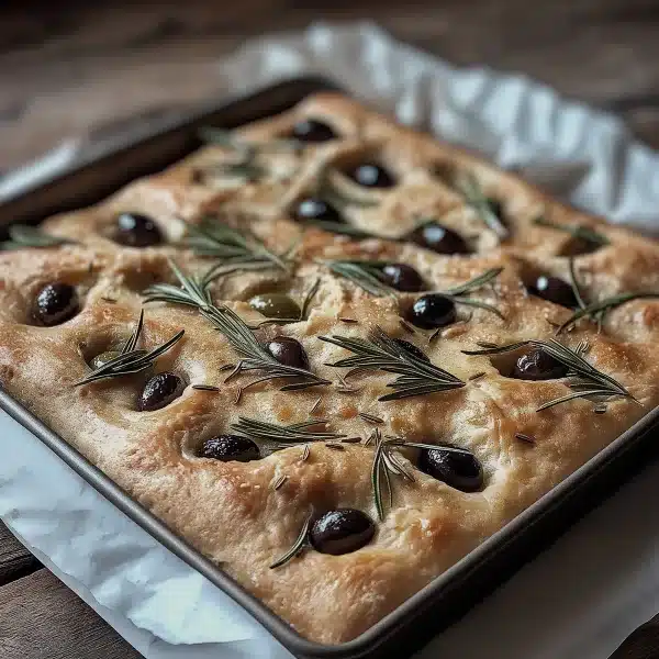 Baked focaccia recipe kit