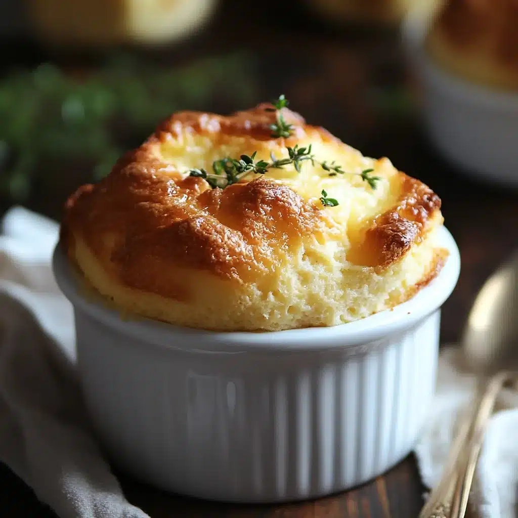 Sourdough Cheese Soufflé