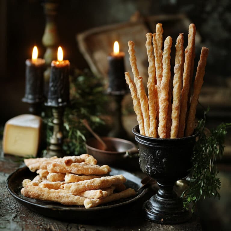 Sourdough discard cheese straws