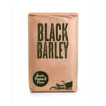 Black barley grains, flakes & flour